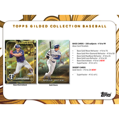 2024 Topps Gilded Collection Baseball Hobby Box — image 4