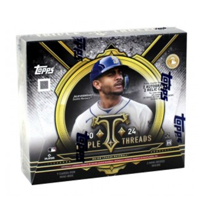 2024 Topps Triple Threads Baseball Hobby Box — sealed collectible trading card product