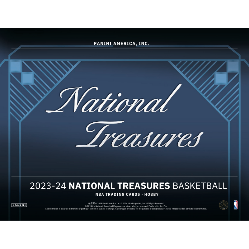 2023/24 Panini National Treasures Basketball Hobby Box — image 4