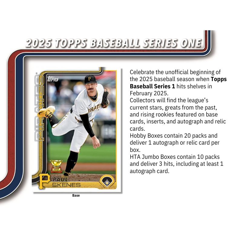2025 Topps Series 1 Baseball Jumbo 6 Box Case — image 4