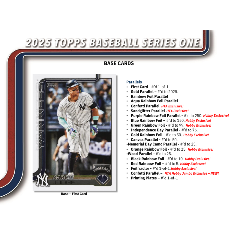 2025 Topps Series 1 Baseball Jumbo 6 Box Case — image 5