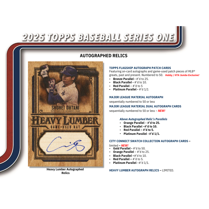 2025 Topps Series 1 Baseball Jumbo 6 Box Case — image 8