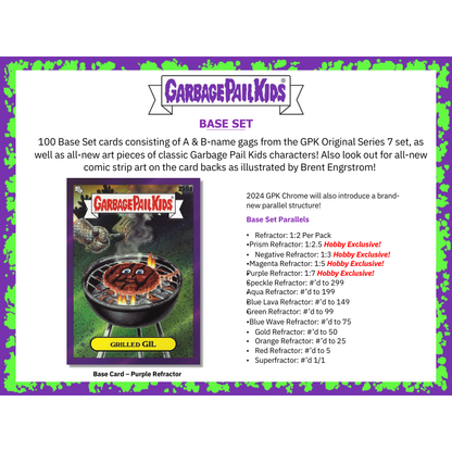 2024 Topps Garbage Pail Kids Chrome Hobby 12 Box Case — image 3