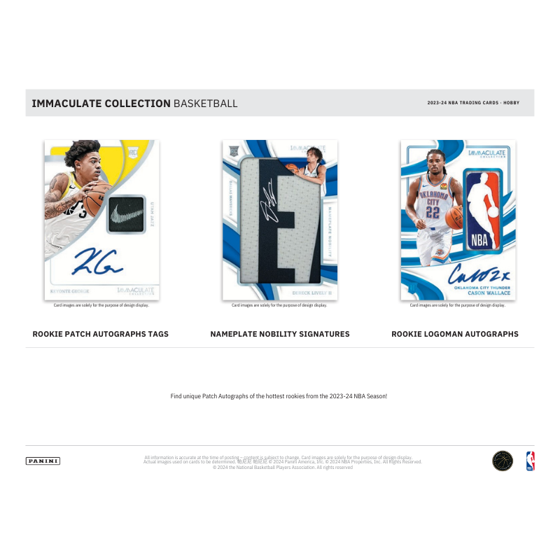 2023/24 Panini Immaculate Basketball Hobby Box — image 4