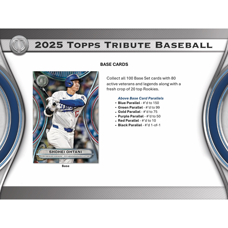 2025 Topps Tribute Baseball Hobby Box — image 3