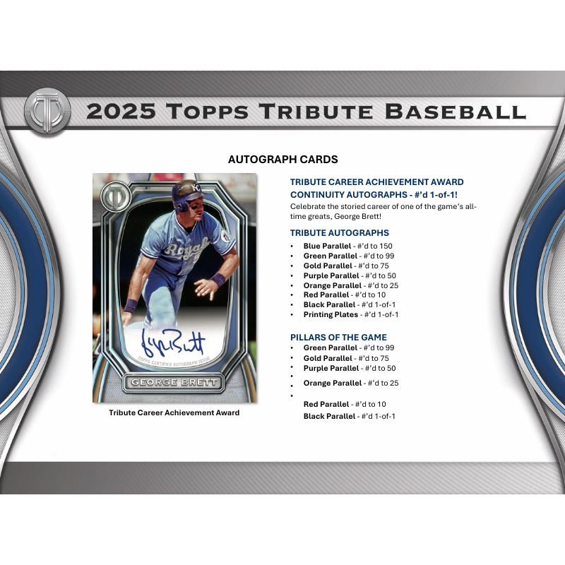 2025 Topps Tribute Baseball Hobby Box — image 4