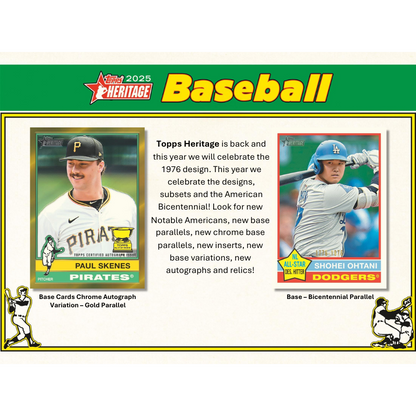 2025 Topps Heritage Baseball Hobby 12 Box Case — image 2