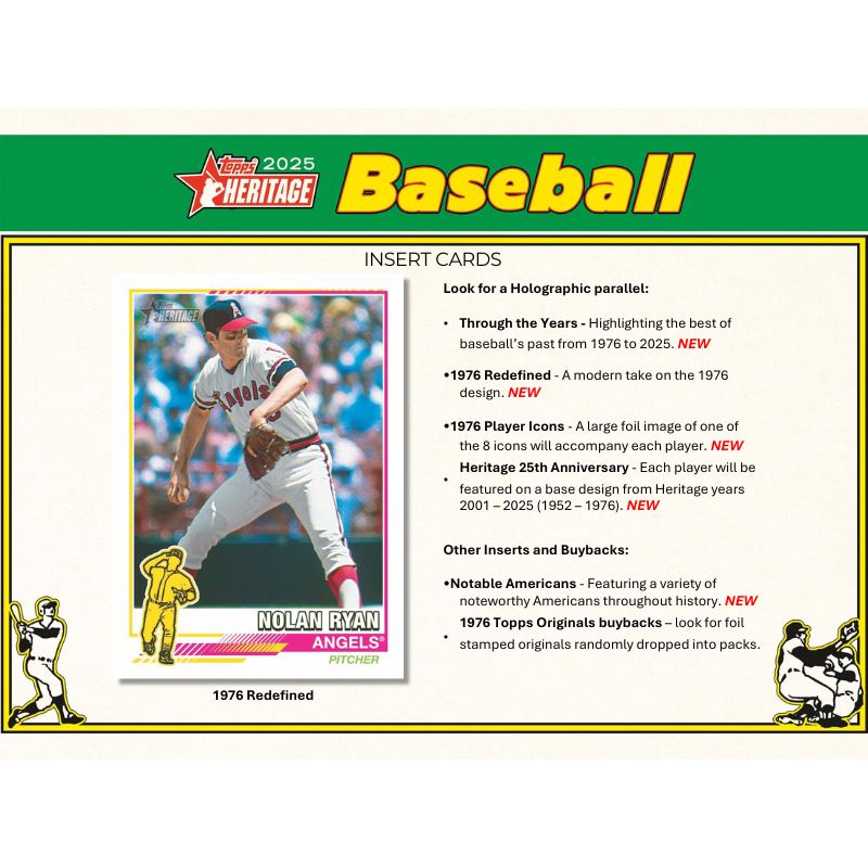 2025 Topps Heritage Baseball Hobby 12 Box Case — image 5