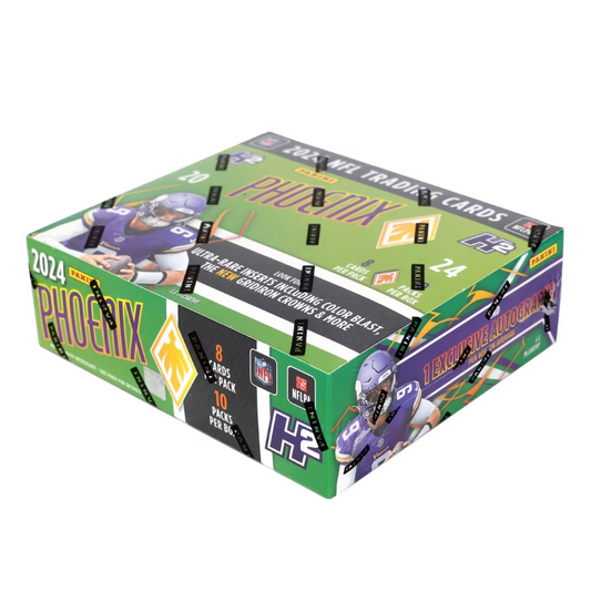 2024 Panini Phoenix Football H2 Hybrid 20 Box Case — sealed collectible trading card product