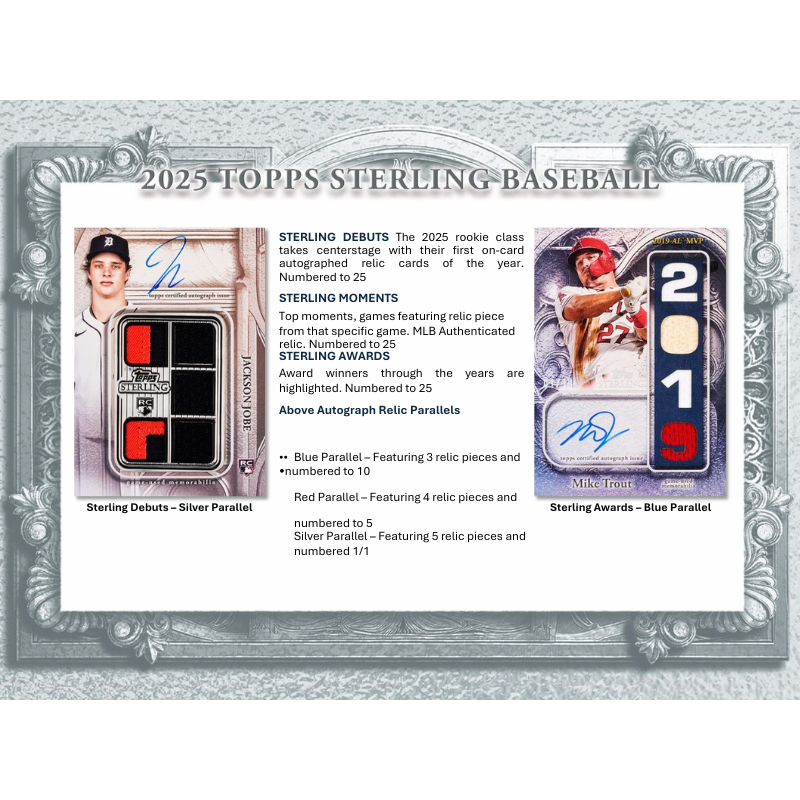 2025 Topps Sterling Baseball Hobby Box — image 5