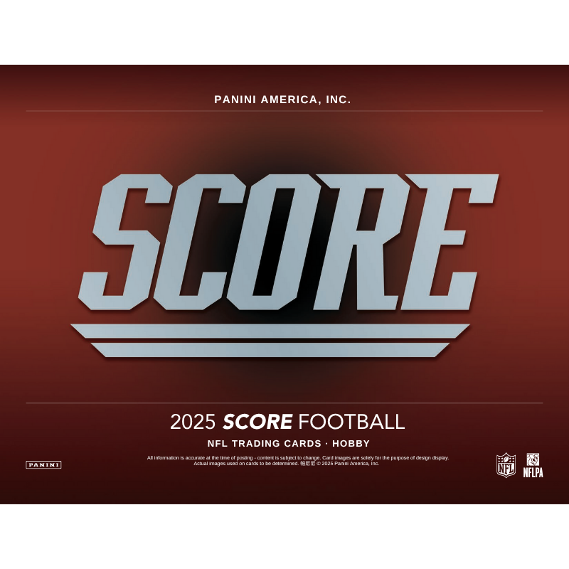 2025 Panini Score Football Hobby 12 Box Case — image 2