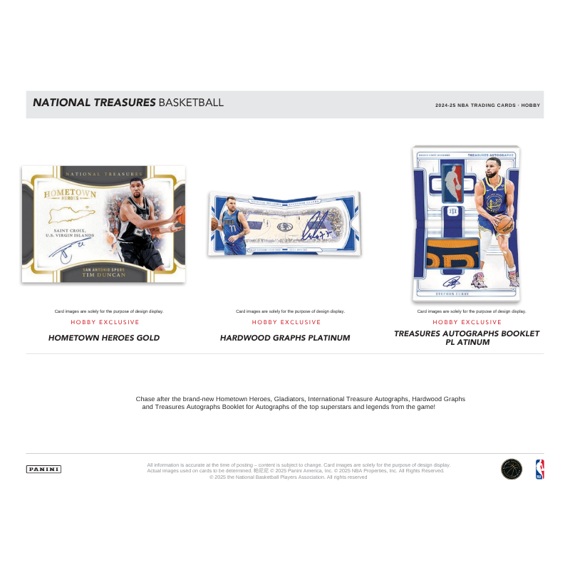 2024/25 Panini National Treasures Basketball Hobby Box — image 5