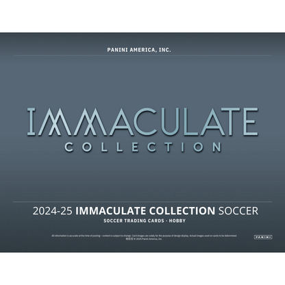 2024/25 Panini Immaculate Soccer Hobby Box — image 3