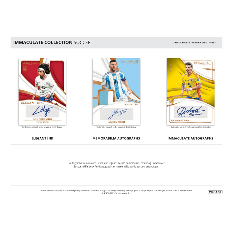 2024/25 Panini Immaculate Soccer Hobby Box — image 5