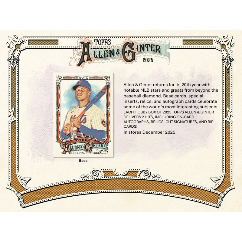 2025 Topps Allen & Ginter Baseball Hobby 12 Box Case — image 3