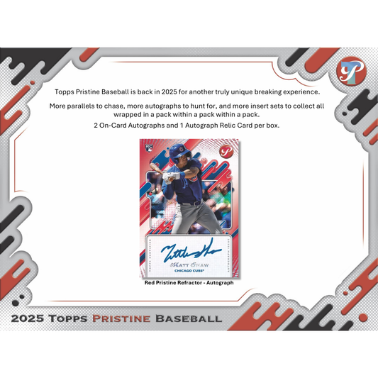 2025 Topps Pristine Baseball Hobby Box — image 2