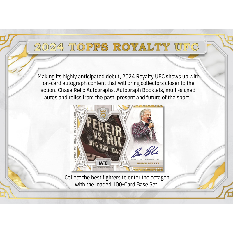 2024 Topps Royalty UFC Hobby Box — image 2