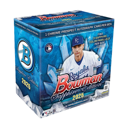 2025 Bowman Baseball Sapphire Edition Box — sealed collectible trading card product
