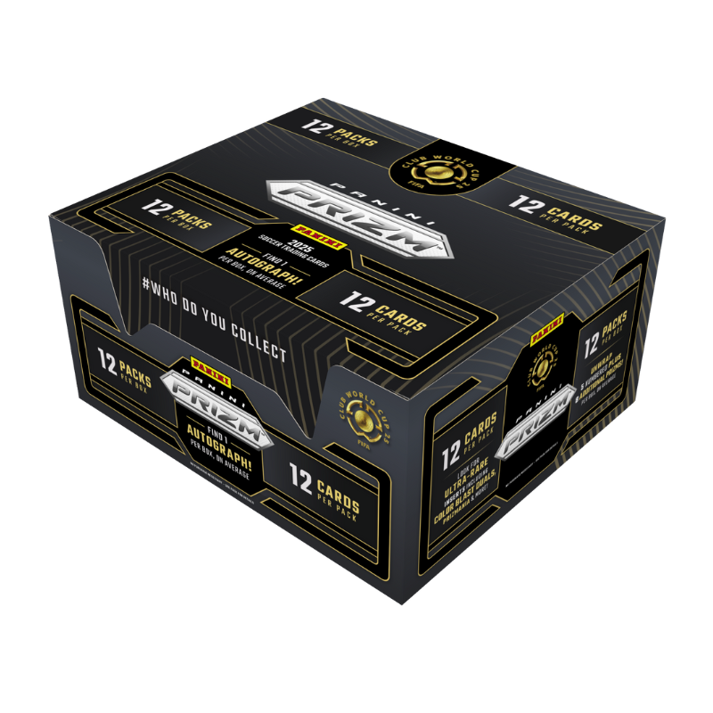 2025 Panini Prizm FIFA Club World Cup Soccer Hobby 12 Box Case — sealed collectible trading card product