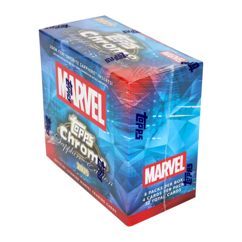 2025 Topps Marvel Chrome Sapphire Hobby Box — image 2