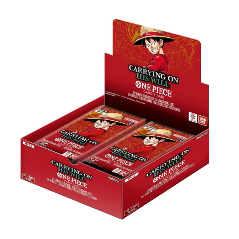 One Piece Carrying on His Will Booster Box OP13 — sealed collectible trading card product