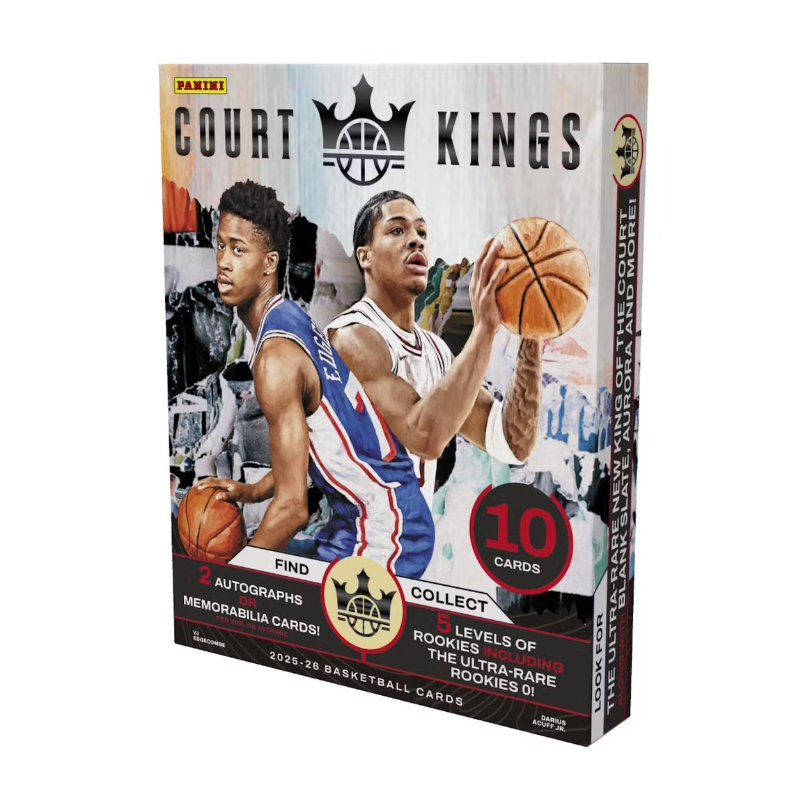 2025/26 Panini Court Kings Basketball Hobby 16 Box Case — sealed collectible trading card product
