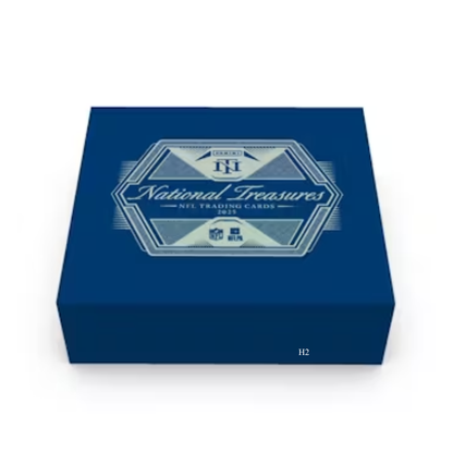 2025 Panini National Treasures Football Hobby Box — sealed collectible trading card product