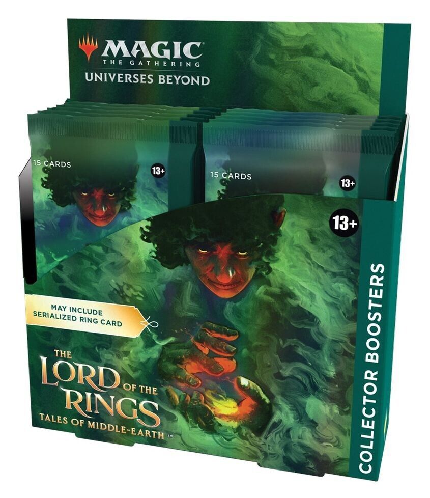 Magic the Gathering Collector Booster Box Lord of the Rings Tales of Middle Earth — sealed collectible trading card product